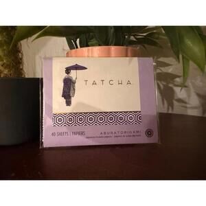 Tatcha face blotting papers